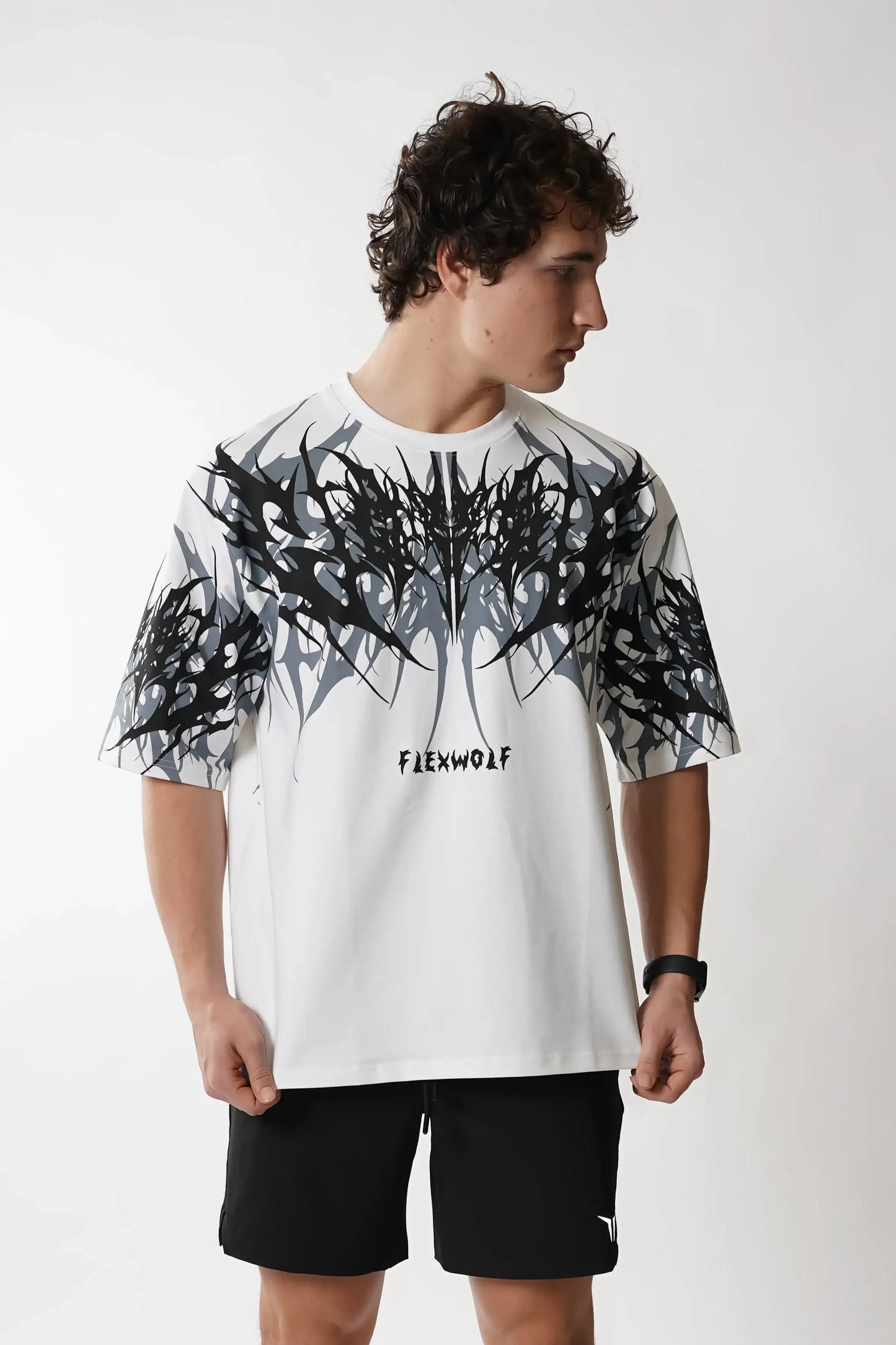 Wolfmark Wrap Oversized Tee