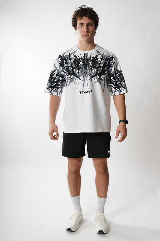 Wolfmark Wrap Oversized Tee