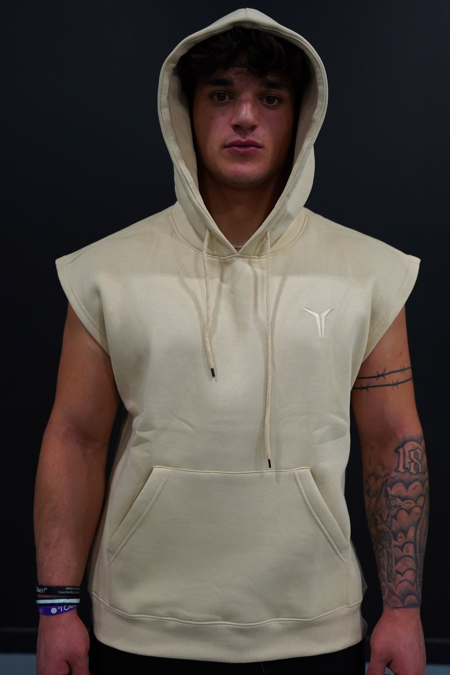 Alpha Sleeveless Fleece Hoodie