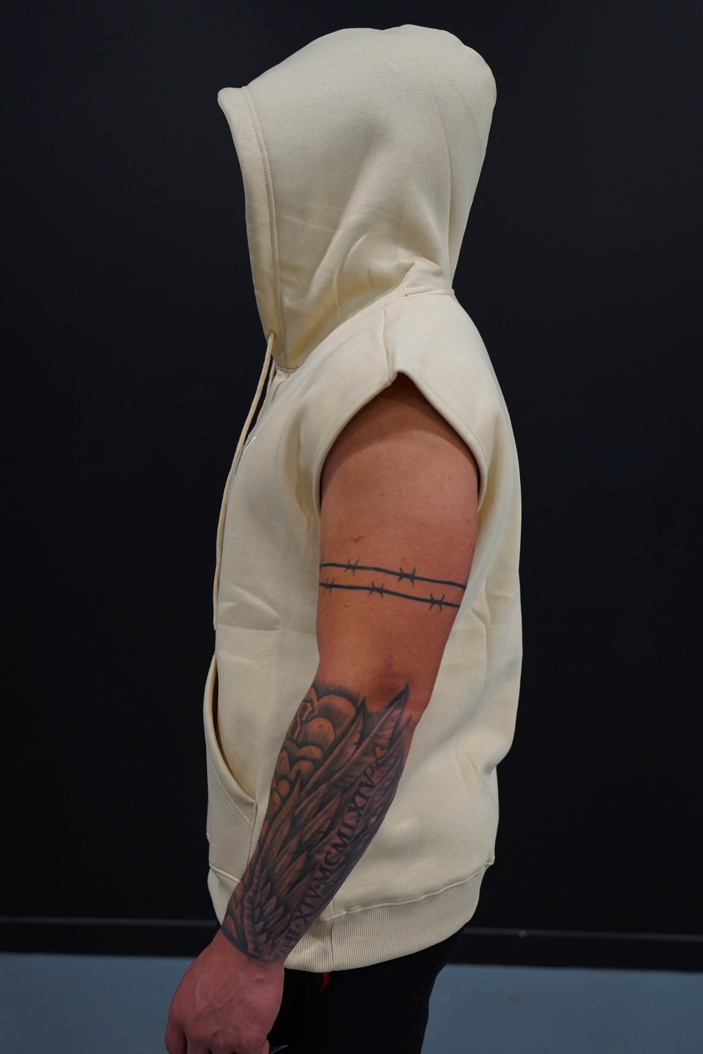 Alpha Sleeveless Fleece Hoodie