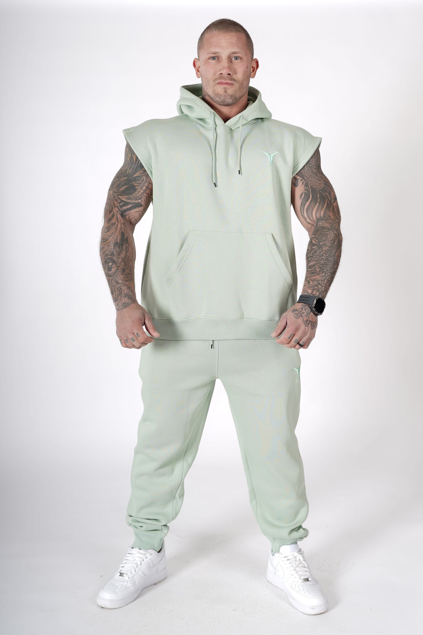Alpha Sleeveless Fleece Hoodie