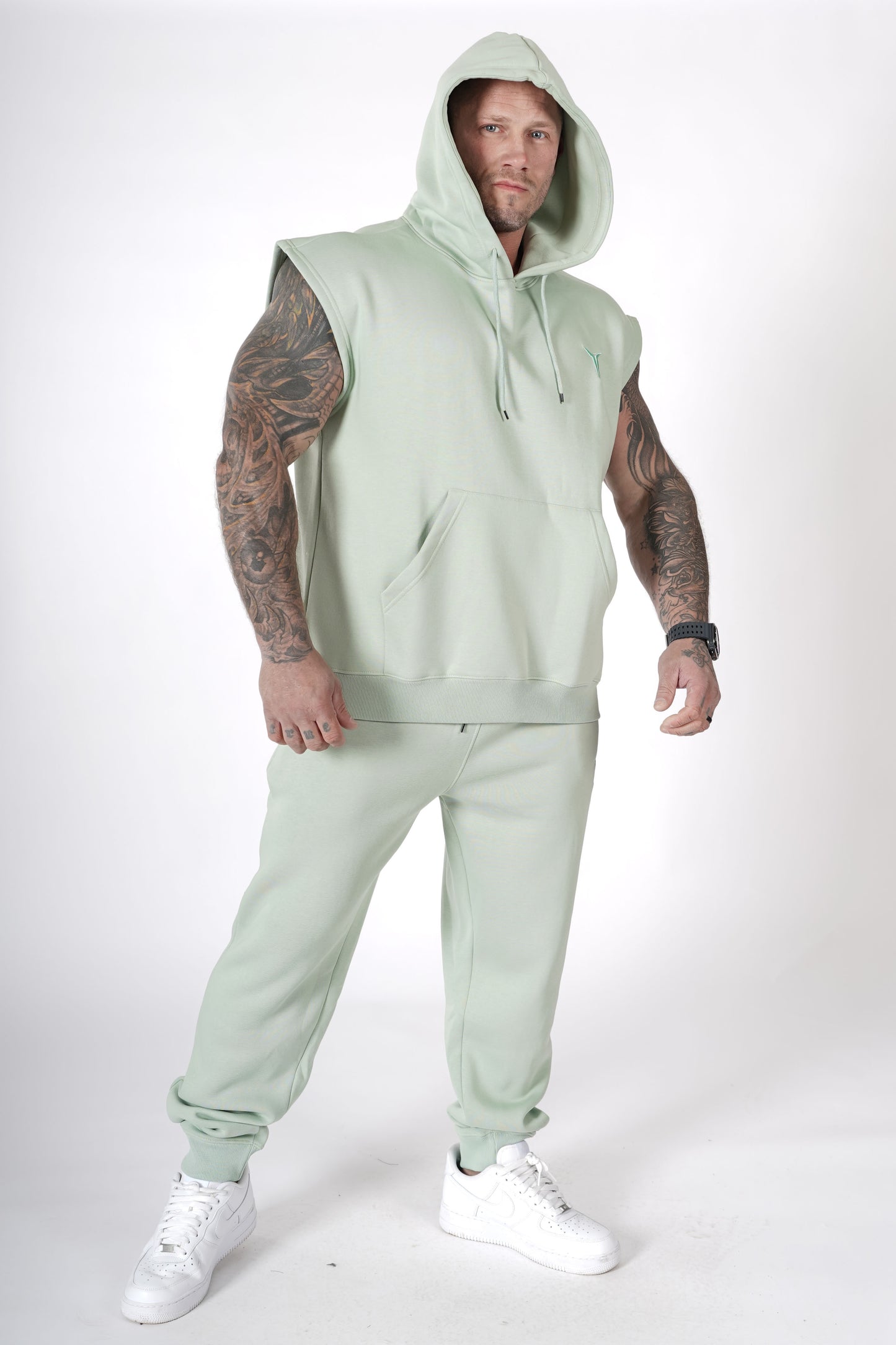 Alpha Sleeveless Fleece Hoodie